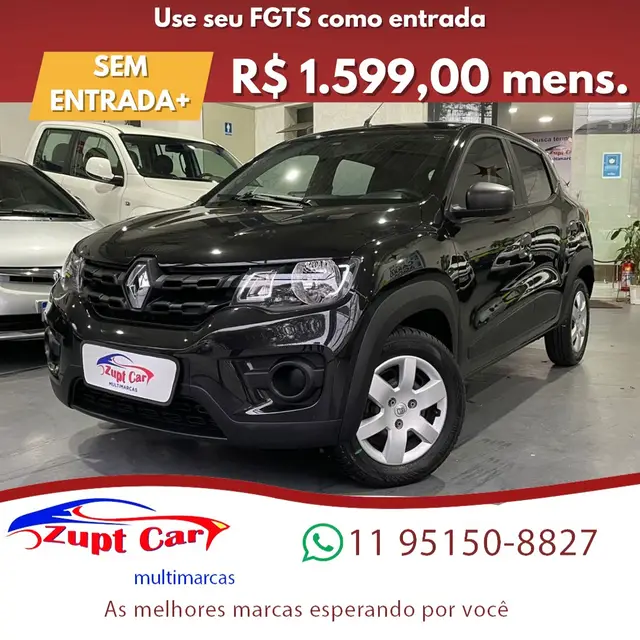 Carro Renault Kwid 2023 Zen 1.0 12v SCe (Flex)