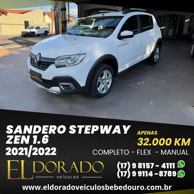 Carro Renault Stepway 2022 Zen 1.6 16V SCe (Flex)