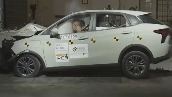 Modelo não somou uma estrela sequer no teste ASEAN NCAP