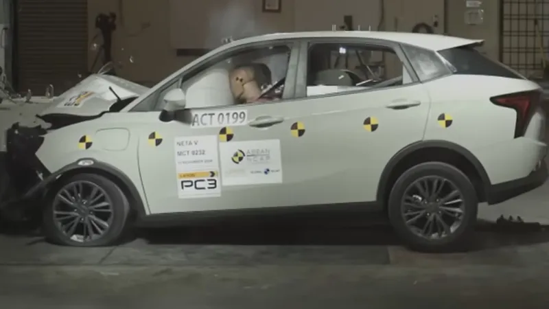 Neta Aya: futuro rival do BYD Dolphin Mini zera teste de segurança