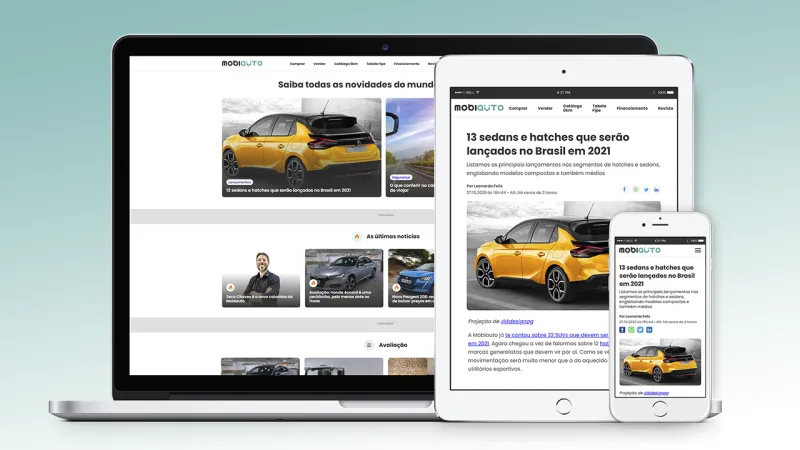 Revista Mobiauto ganha novo site, mais rápido e intuitivo