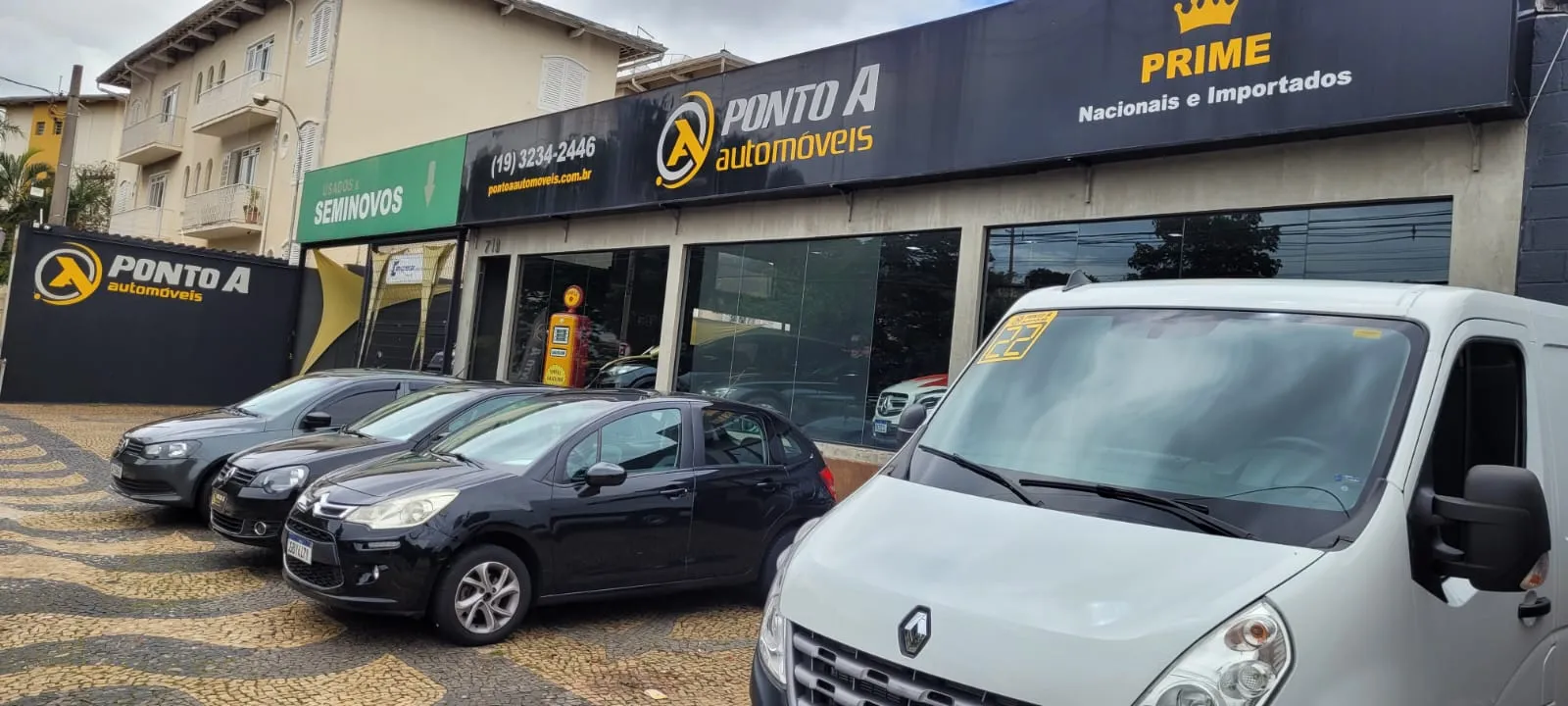 Fachada da loja Ponto A Automoveis - Campinas - SP
