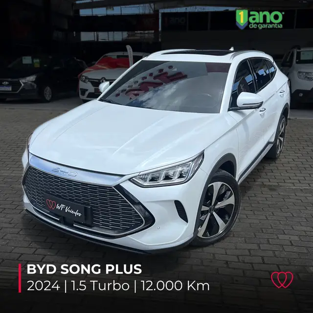 Carro BYD Song Plus 2024 (Híbrido)