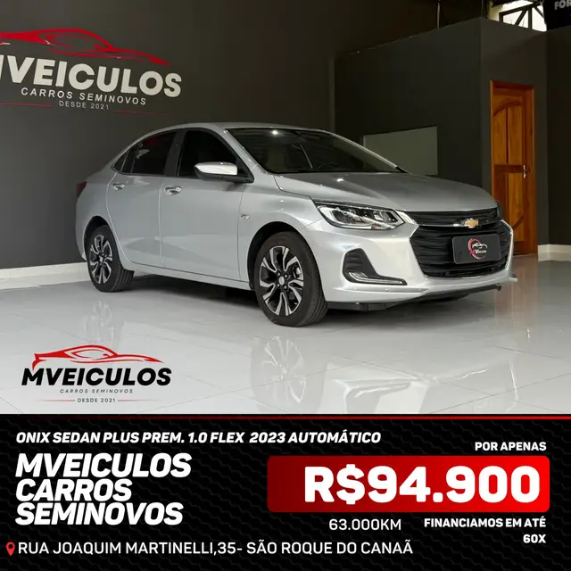 Carro Chevrolet Onix Plus 2023 Premier 1.0 Turbo (Aut.)