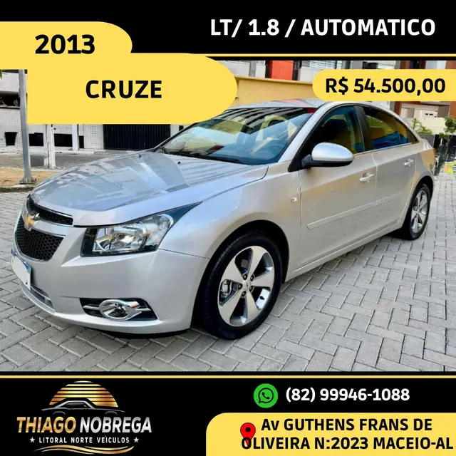 Carro Chevrolet Cruze 2013 LT 1.8 16V Ecotec (Flex)