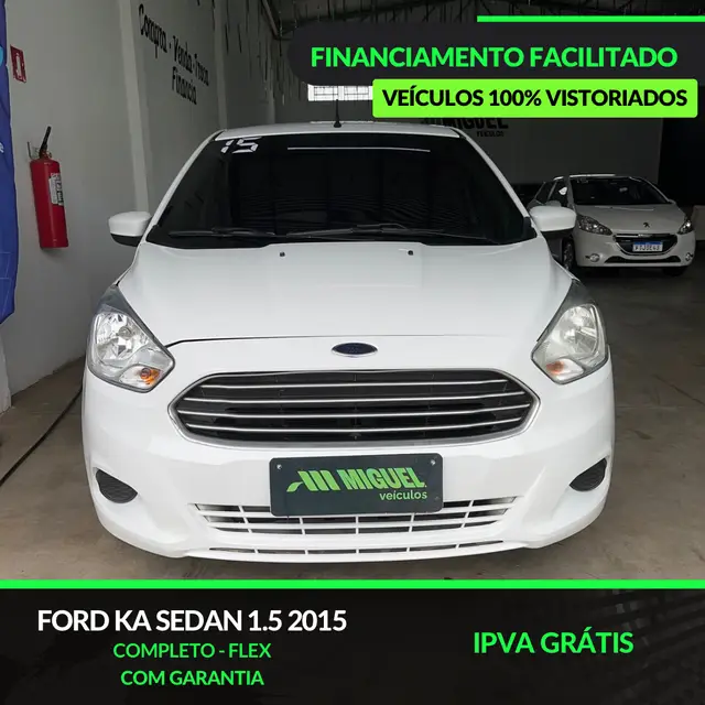 Carro Ford Ka Sedan 2015 SE 1.5 16v (Flex)