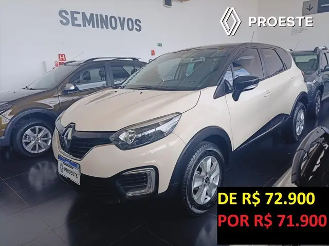 Carro Renault Captur 2019 Life 1.6 16v SCe CVT (Flex)