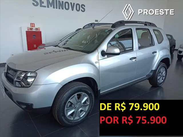 Carro Renault Duster 2020 1.6 16v Authentique CVT (Flex)