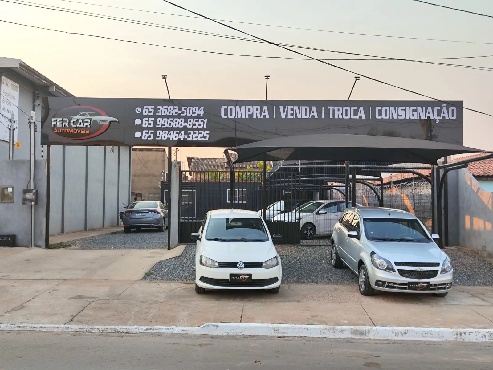 Fachada da loja Veículos à venda em FER CAR AUTOMÓVEIS - Várzea Grande - MT | Mobiauto