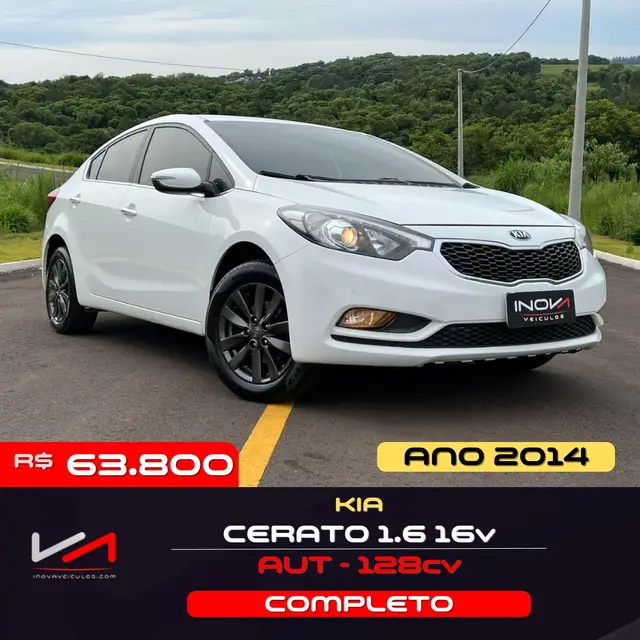 Carro Kia Cerato 2014 SX 1.6 (Aut) (Flex)