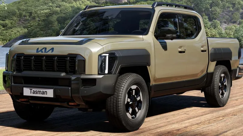 Nova Kia Tasman é picape polêmica prevista para o Brasil