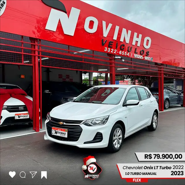 Carro Chevrolet Onix 2023 LT 1.0 Turbo