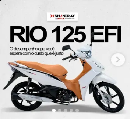 Moto Shineray Rio 125 2025 Carburada