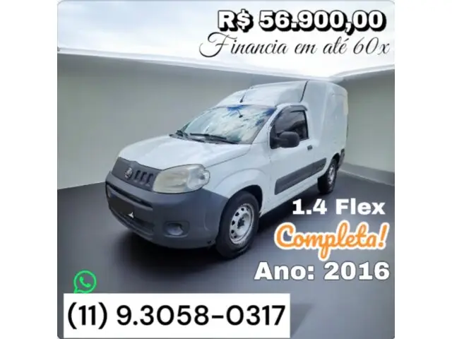 Carro Fiat Fiorino 2016 Furgão 1.4 Evo (Flex)