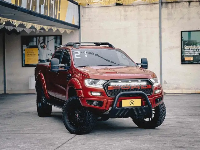 Carro Ford Ranger Cabine Dupla 2021 XLT 3.2 Turbodiesel 20V 4x4 (Aut)