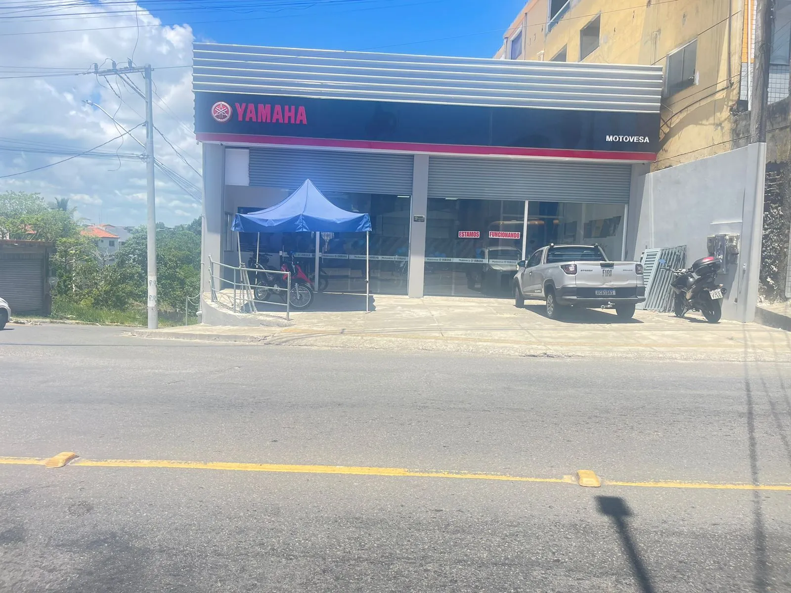 Fachada da loja Motovesa Yamaha Cajazeiras - Salvador - BA