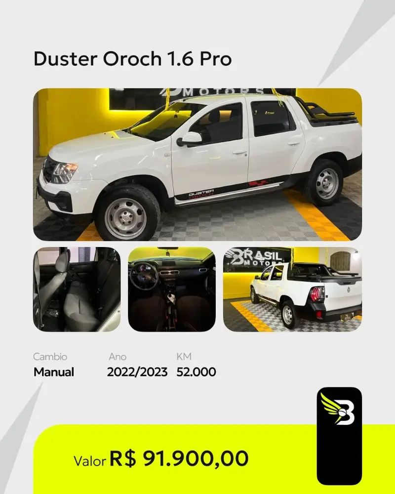 Renault Oroch Pro 1.6 (Flex)