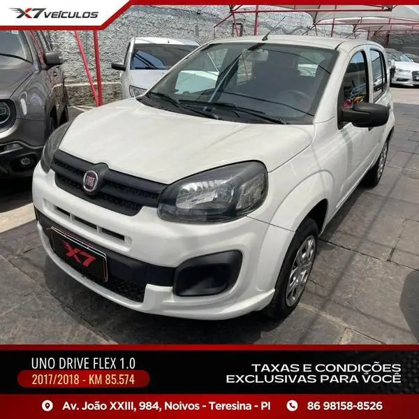 Carro Fiat Uno 2018 Drive 1.0 Firefly (Flex)