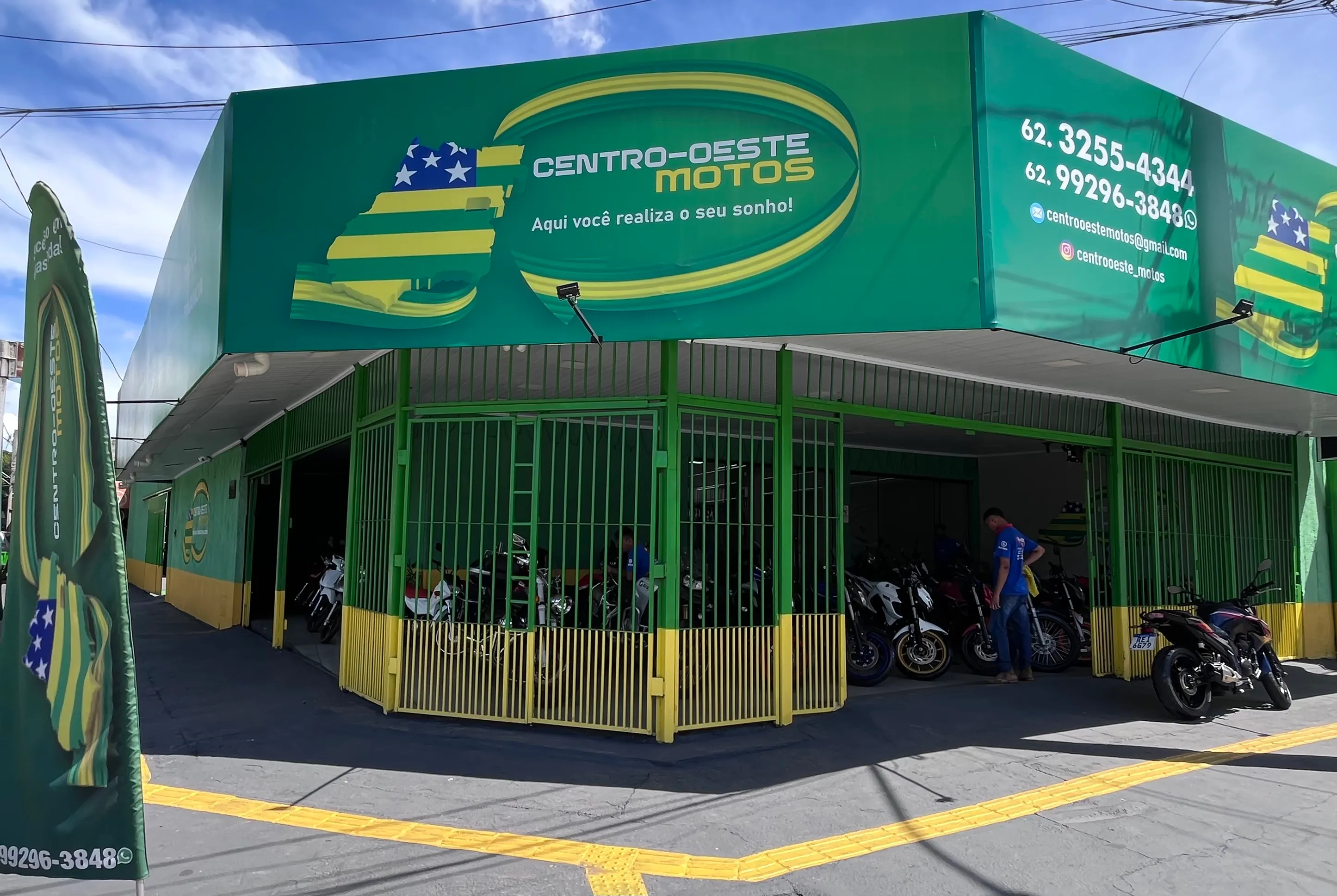 Fachada da loja CENTRO OESTE MOTOS - Goiânia - GO