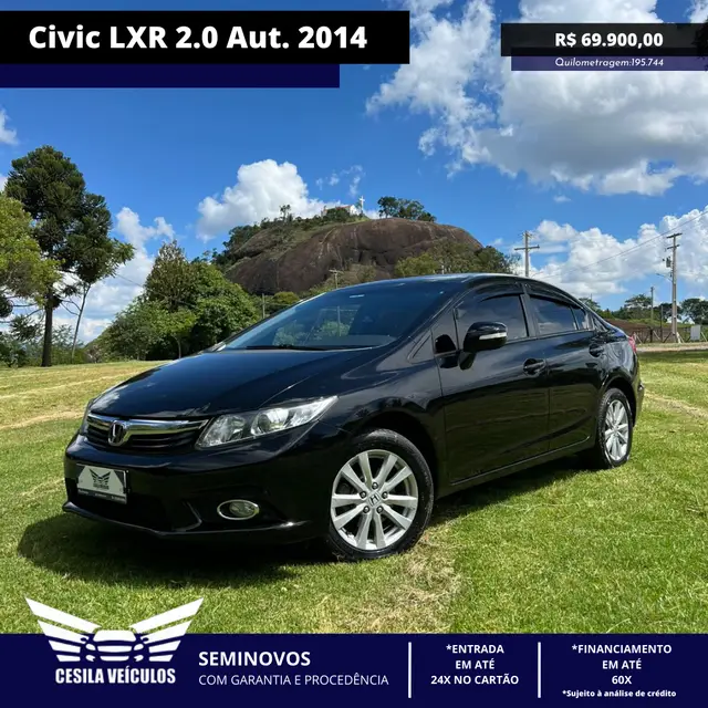 Carro Honda Civic 2014 New  LXR 2.0 i-VTEC (Aut) (Flex)
