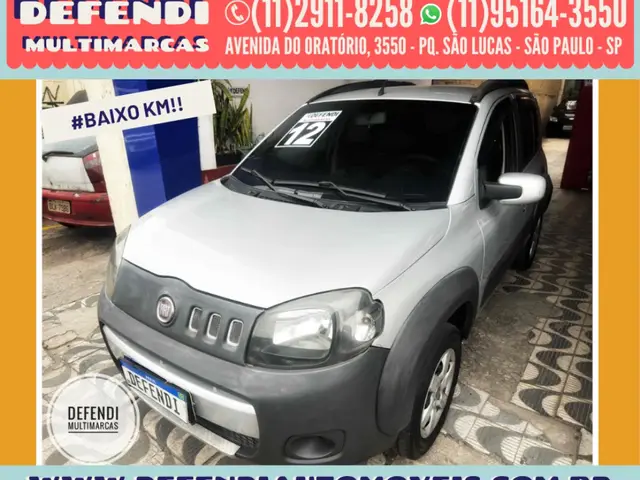 Carro Fiat Uno 2012 Way 1.4 8V (Flex) 4p