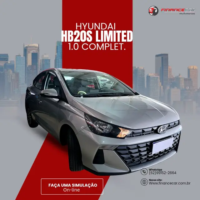 Carro Hyundai HB20S 2024 Limited 1.0 (Flex)