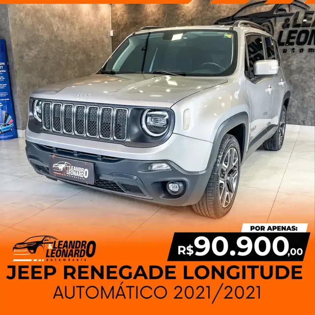 Carro Jeep Renegade 2021 Longitude 1.8 4x2 (Aut) (Flex)