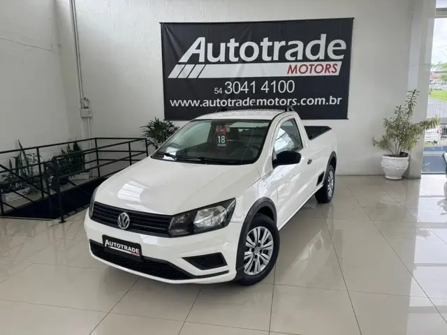 Carro Volkswagen Saveiro 2018 Robust 1.6 MSI CS (Flex)