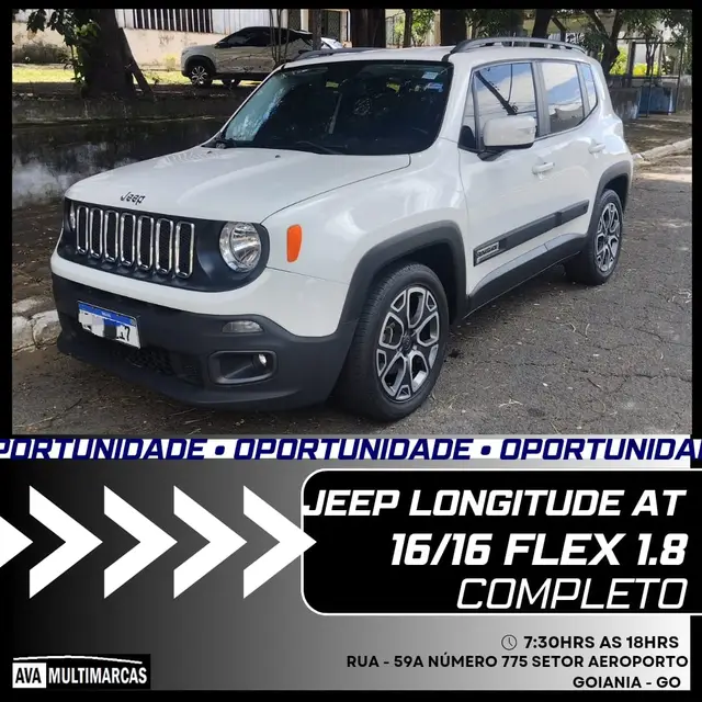 Carro Jeep Renegade 2016 Longitude 1.8 4x2 (Aut) (Flex)