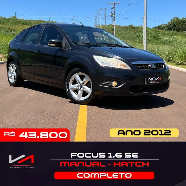 Carro Ford Focus Hatch 2012 GL 1.6 16V (Flex)