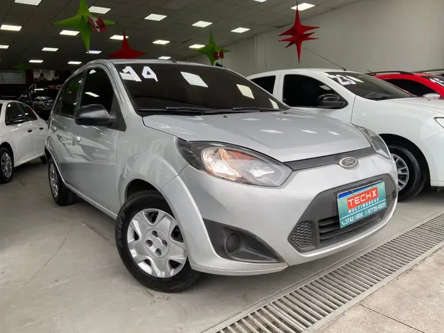 Carro Ford Fiesta Hatch 2014 SE 1.0 RoCam (Flex)