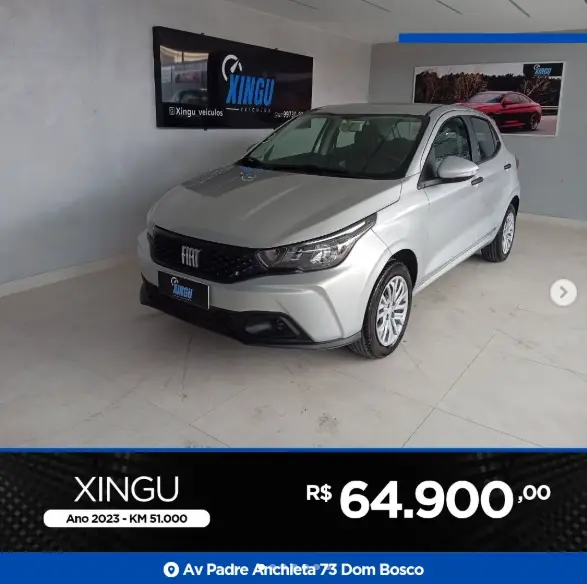 Carro Fiat Argo 2023 1.0 (Flex)