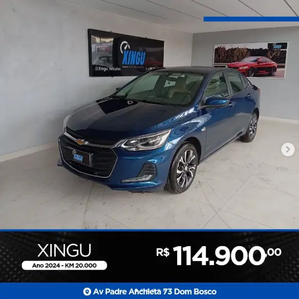 Carro Chevrolet Onix Plus 2024 1.0 Turbo (Aut.)