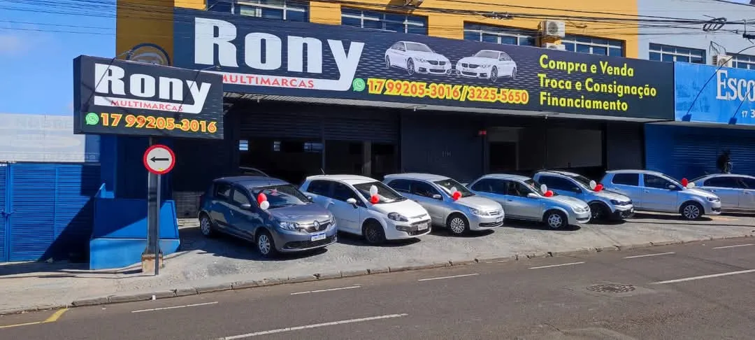 Fachada da loja Veículos à venda em RONY MULTIMARCAS - São José do Rio Preto - SP