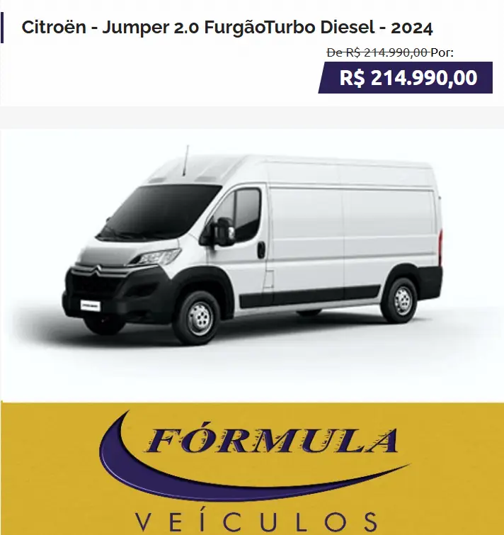 Citroën Jumper Furgão 2.2 Turbo Diesel