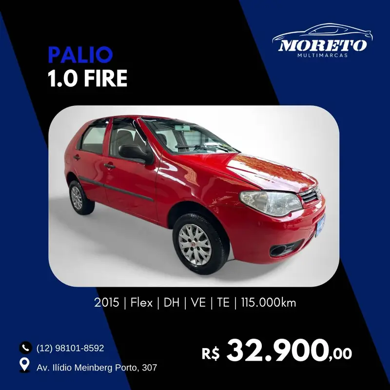 Fiat Palio Fire 1.0 8V (Flex) 4p