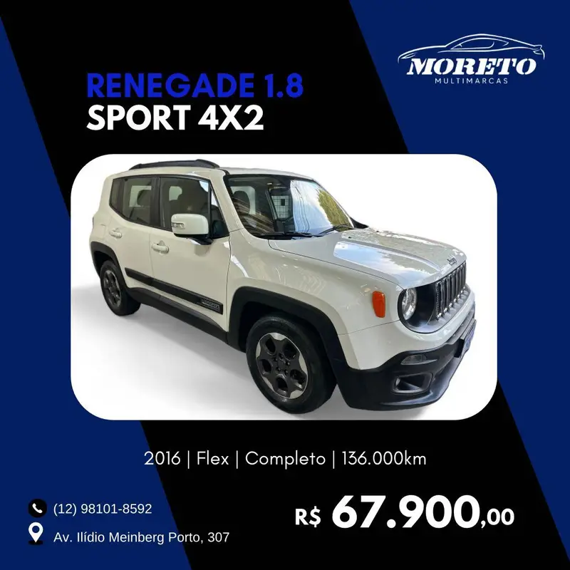 Jeep Renegade Sport 1.8 4x2 (Aut) (Flex)