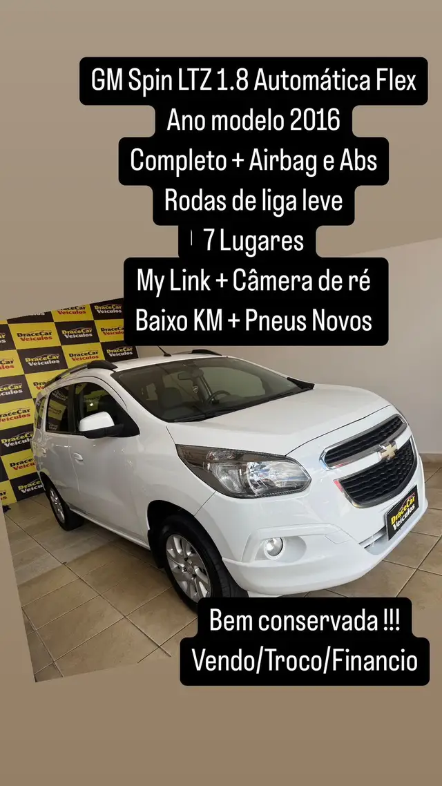 Carro Chevrolet Spin 2016 LTZ 7S 1.8 (Flex) (Aut)
