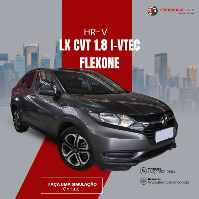 Carro Honda HR-V 2018 LX CVT 1.8 I-VTEC FlexOne