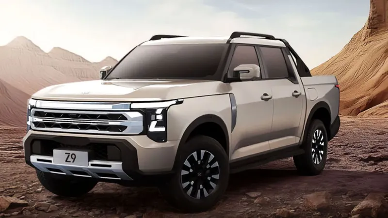 Nissan Frontier híbrida: chinesa Dongfeng Z9 revela detalhes da nova geração  