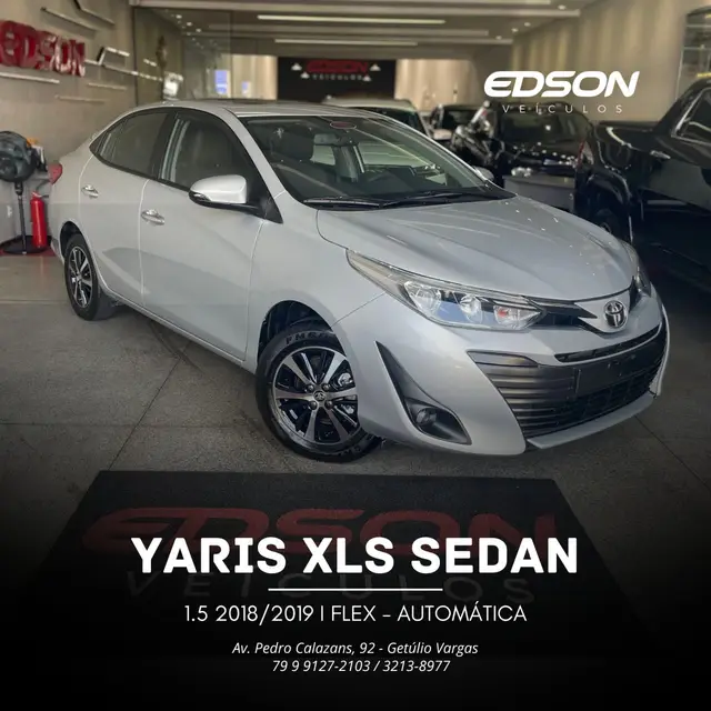 Carro Toyota Yaris 2019 1.5 XLS CVT (Flex)