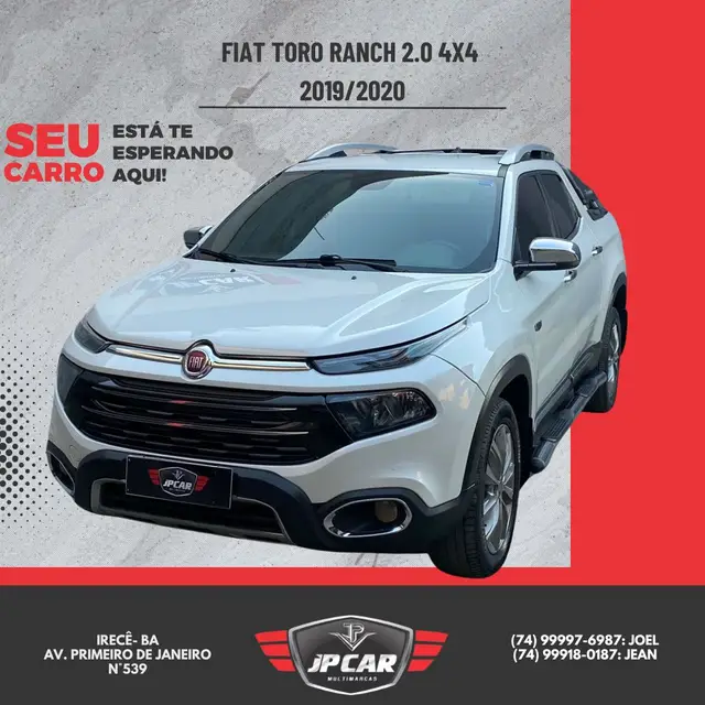 Carro Fiat Toro 2020 2.0 TDI Ranch Auto 4WD