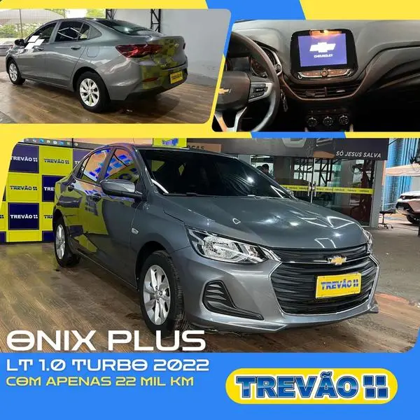 Carro Chevrolet Onix Plus 2022 1.0 LT (Flex)
