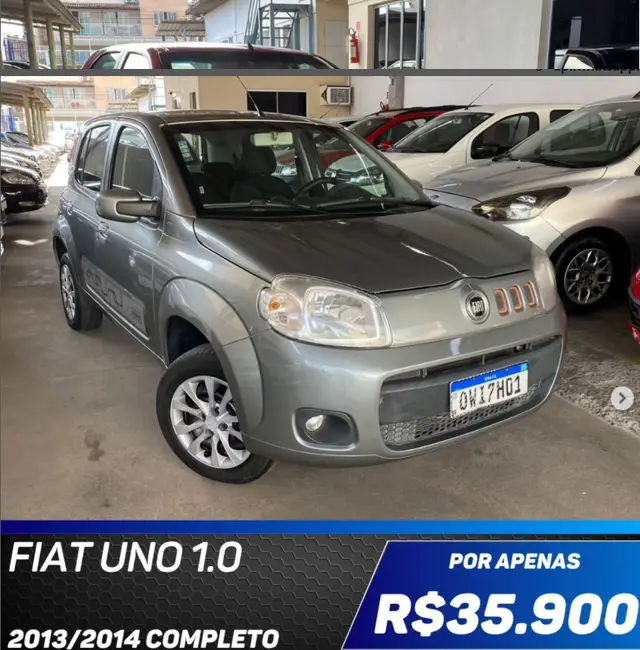 Carro Fiat Uno 2014 Vivace College 1.0 8V (Flex) 4p