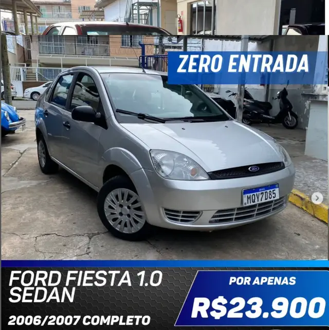Carro Ford Fiesta Sedan 2007 1.0 (Flex)