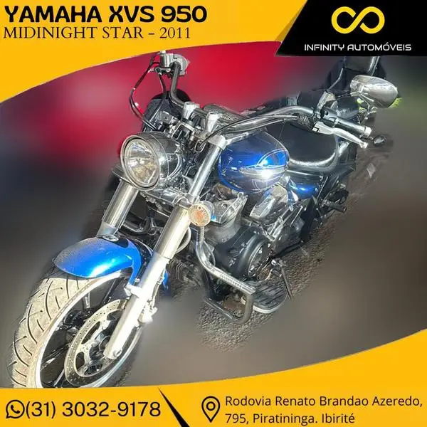 Carro Yamaha Xvs Midnight 2011 XVS 950 MIDNIGHT STAR