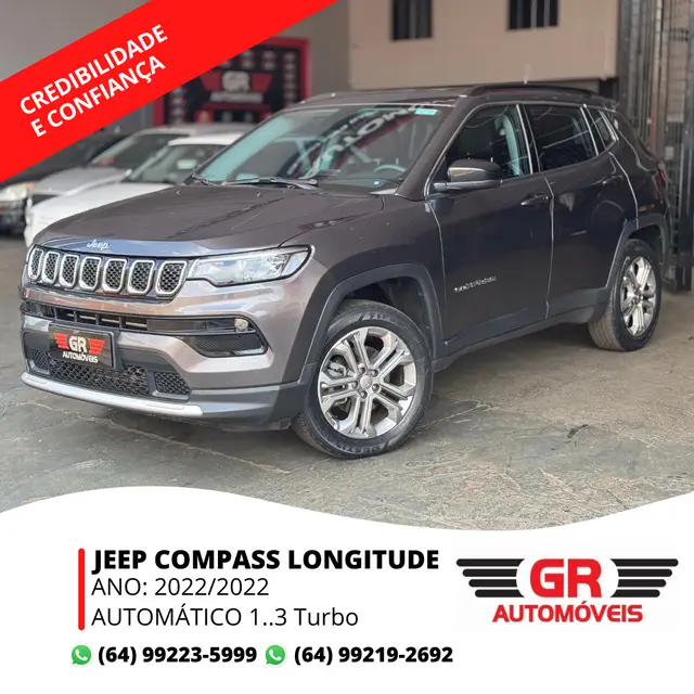 Carro Jeep Compass 2022 Longitude 1.3 T270 (Aut) (Flex)
