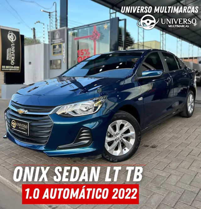 Carro Chevrolet Onix Plus 2022 1.0 LT Turbo (Flex) (Aut)