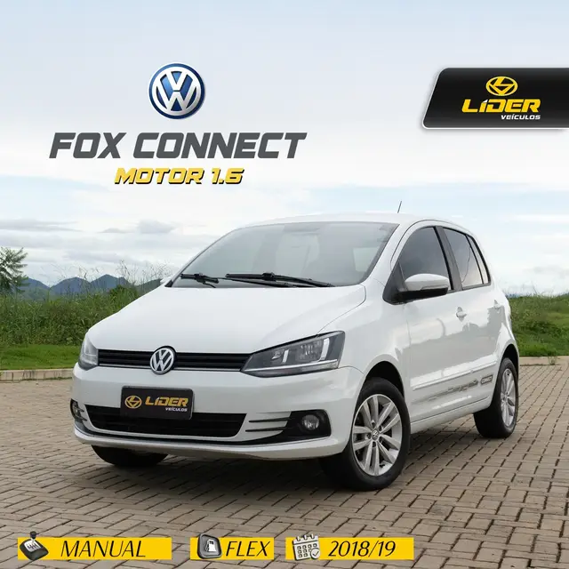 Carro Volkswagen Fox 2019 1.6 MSI Connect (Flex)