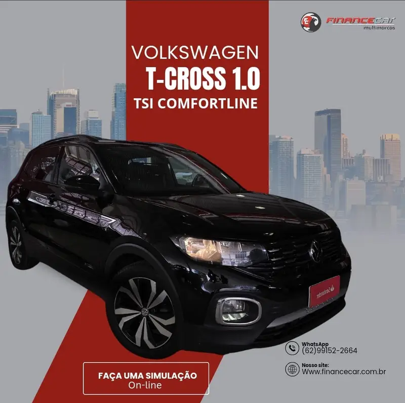 Volkswagen T-Cross 1.0 200 TSI Comfortline (Aut) (Flex)